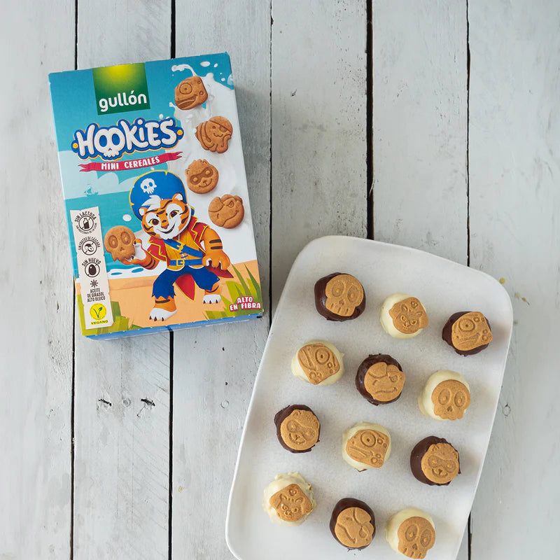 Galletas Gullon Hookies Mini Cereales sin lactosa sin huevo sin frutos de cáscara