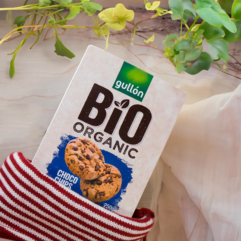 Galletas Gullón Bio Organic Choco Chips de Chocolate Sin Huevo Sin frutos secos sin soja