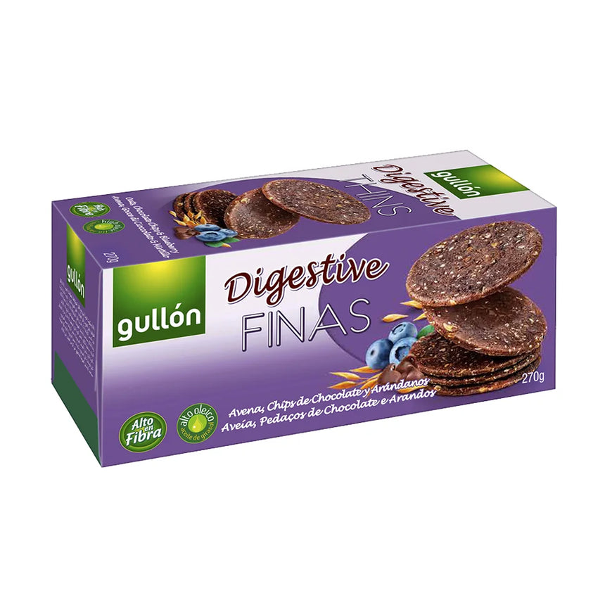 Galletas Gullon Digestive Finas Avena chocolate arandanos