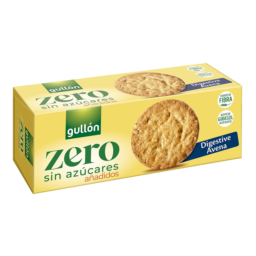 Galletas Digestive Avena Gullón Zero Sin Azúcares Añadidos 410g