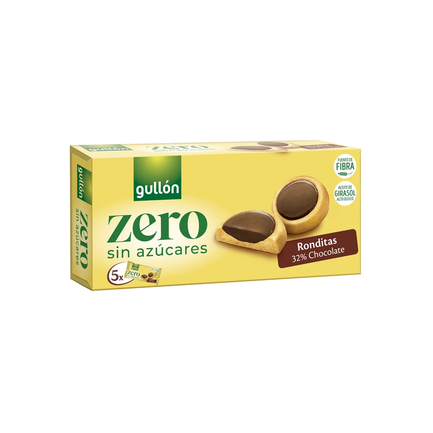 Galletas Ronditas chocolate Gullón Zero Sin Azúcares 186g