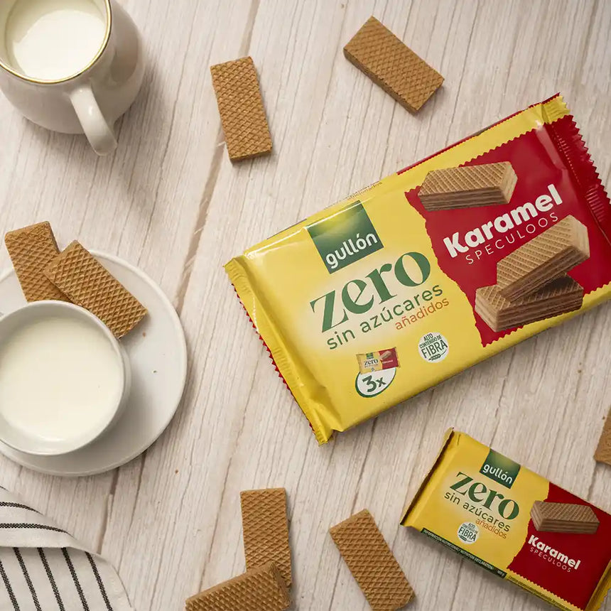 Galletas Gullon Barquillo Karamel Speculoos Zero Sin Azúcares añadidos