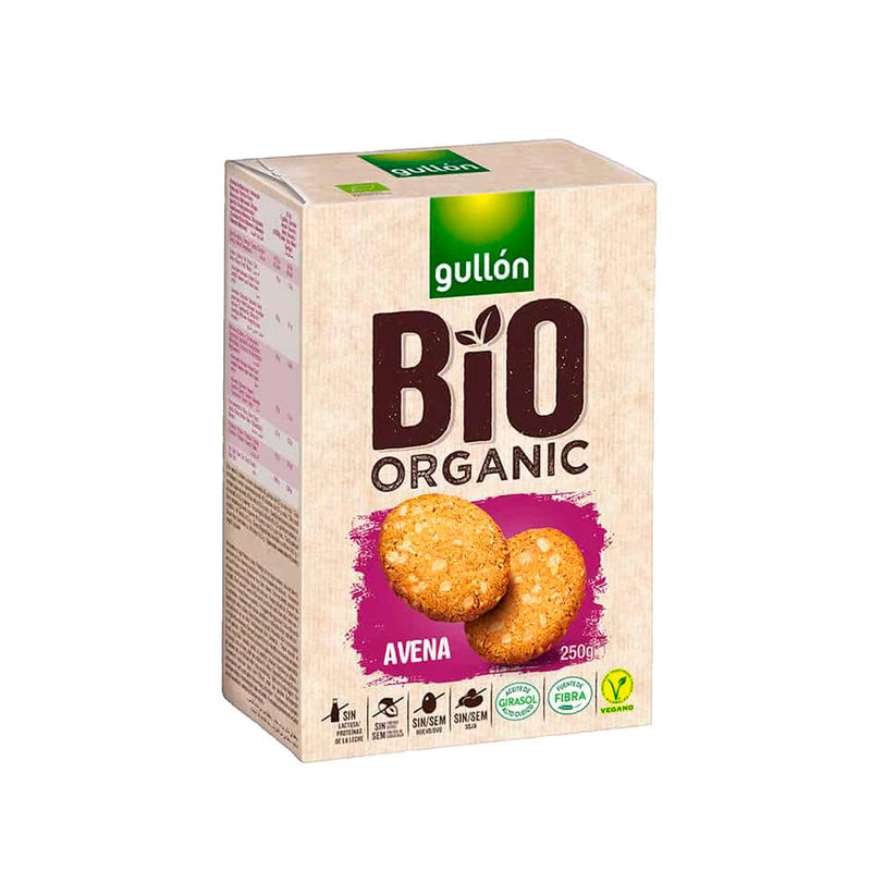 Galletas Gullon Bio Avena Sin Lactosa sin huevo sin frutos secos sin soja