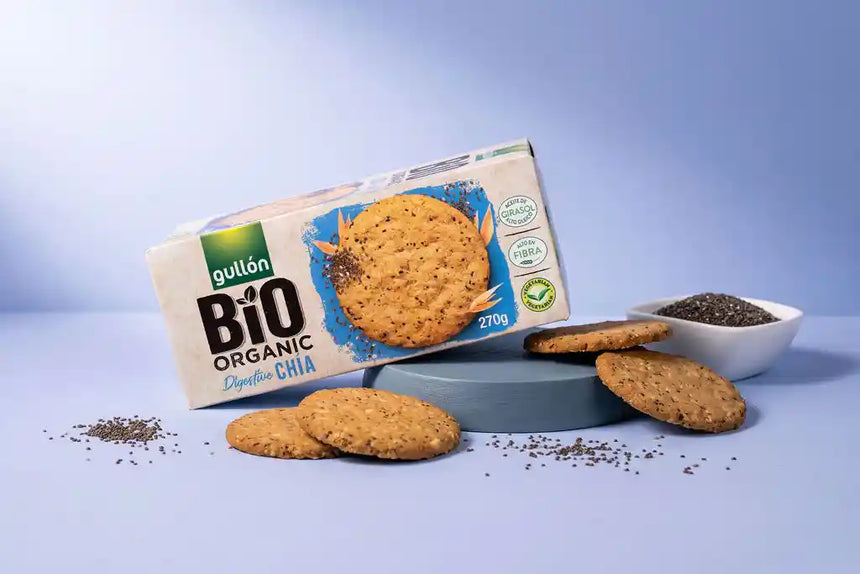 Galletas gullon bio organic ecologicas digestive chia