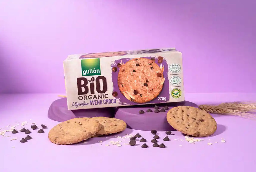 Galletas gullon bio organic ecologicas digestive avena choco