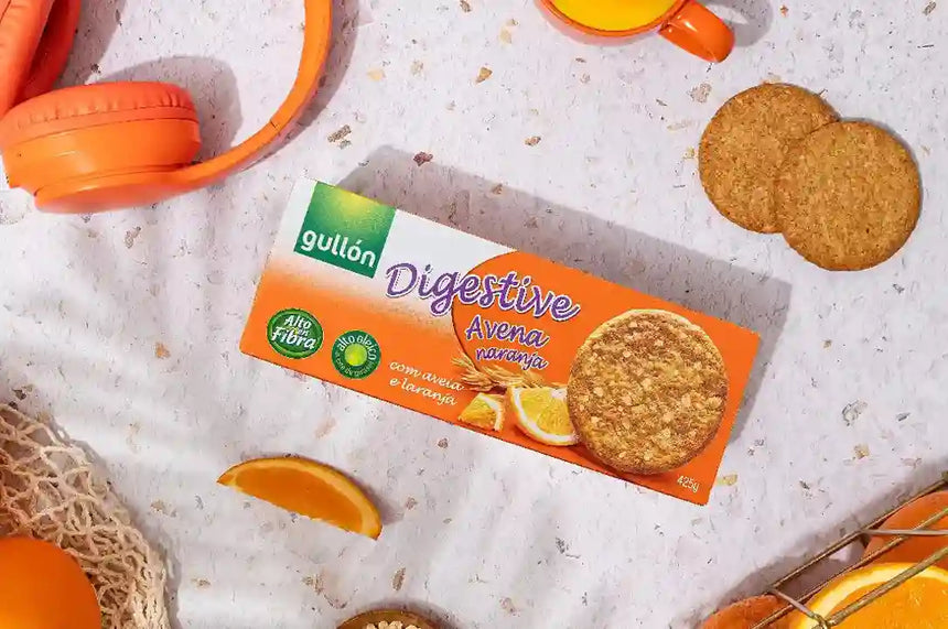 Galletas gullon digestive avena naranja