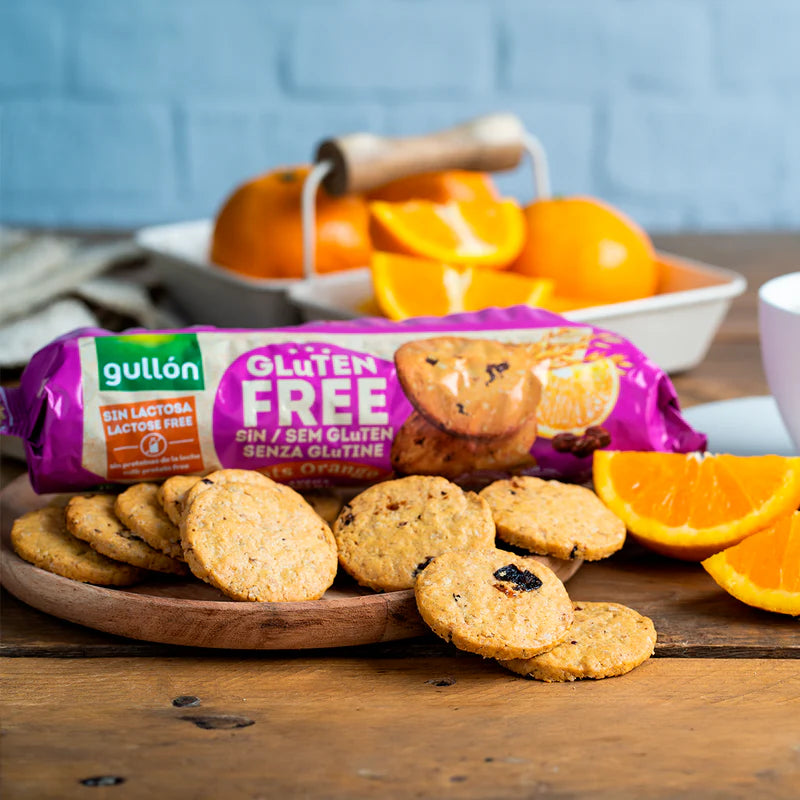 Galletas Gullon Sin gluten Digestive avena naranja
