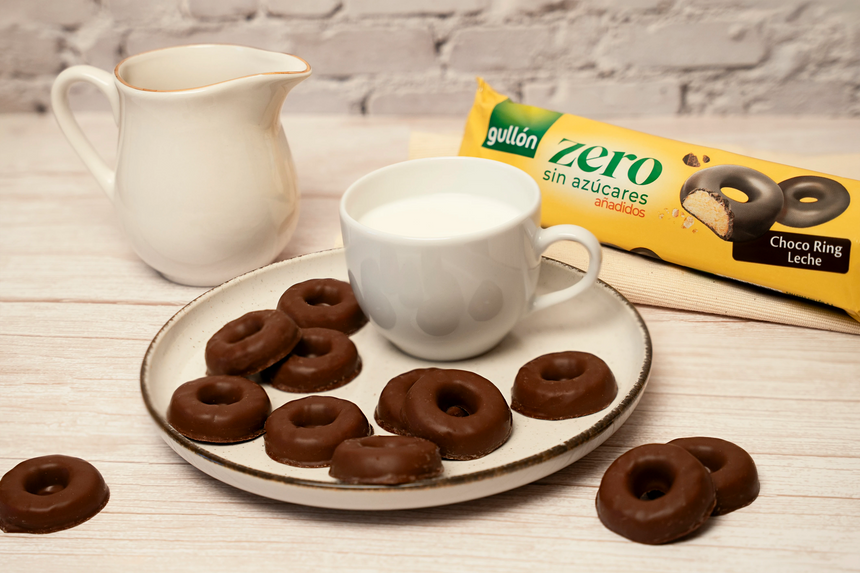 Galletas Choco Ring Chocolate con leche Zero Sin Azúcares Añadidos 128g