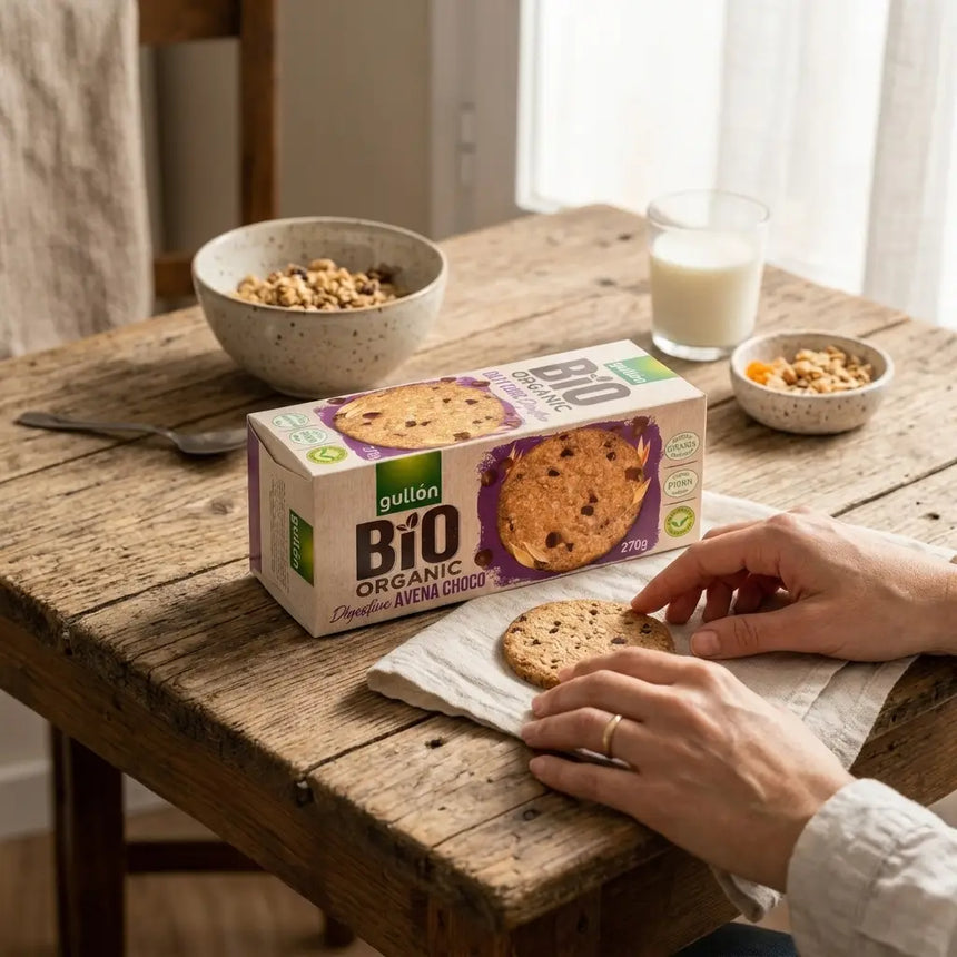 Galletas gullon bio digestive avena chocolate