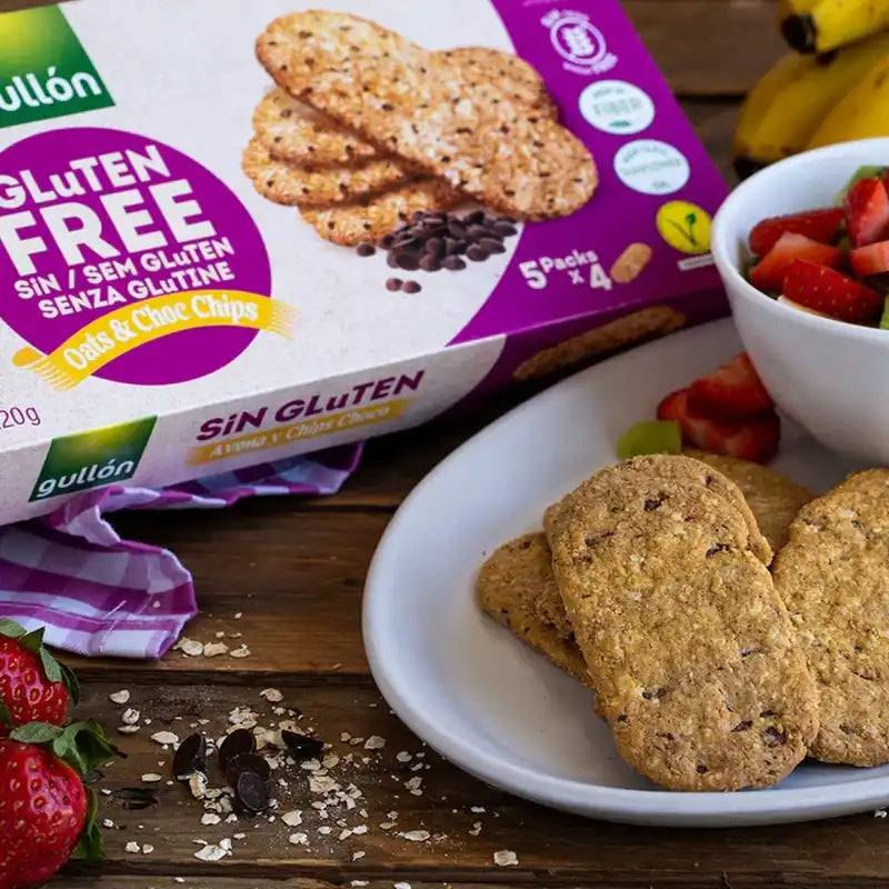 Galletas gullon sin gluten avena chips chocolate