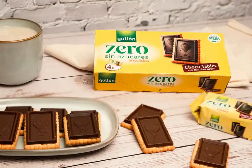 Galletas gullon zero sin azucares chocolate tablet