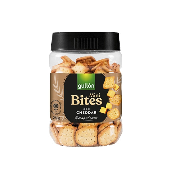 Galletas Saladas Gullon mini bites queso Cheddar