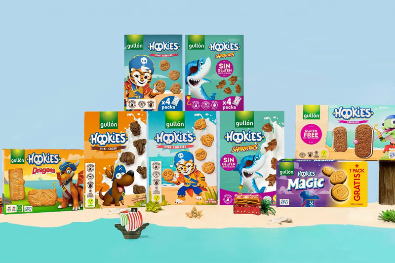 Banner Galletas Gullon Hookies Sin Alergenos sin gluten sin lactosa sin huevo