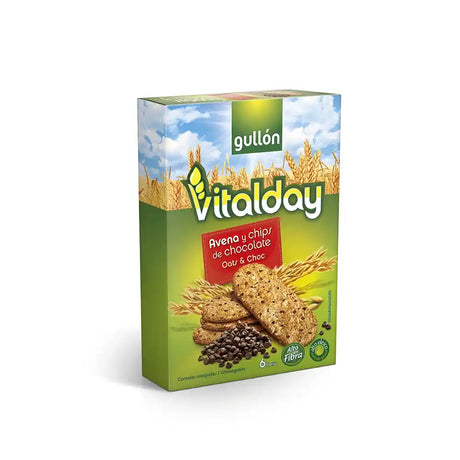 Galletas Gullon Vitalday avena y chips de chocolate alto en fibra