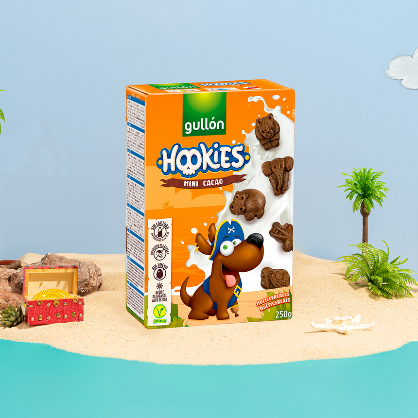 Galletas Hookies Mini Cacao Sin Lactosa 250g