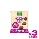 Galletas Gullon ChocoBom sin gluten sin frutos de cascara sin huevo 3 packs