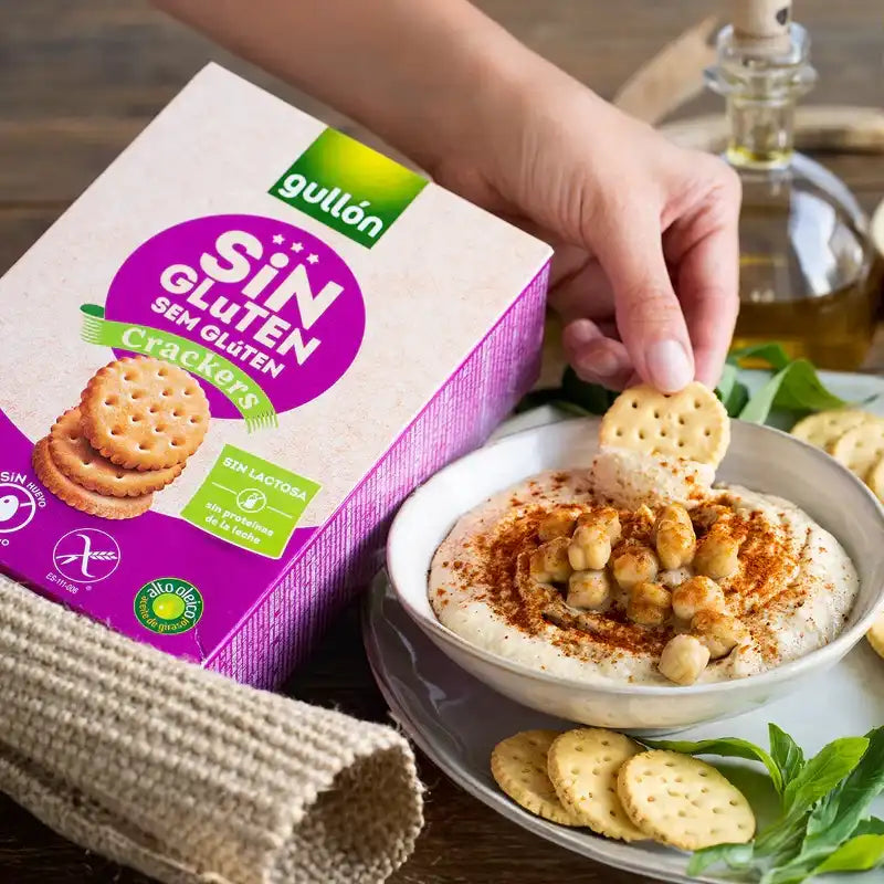 Galletas Gullon Sin Gluten Crackers Sin Lactosa veganas