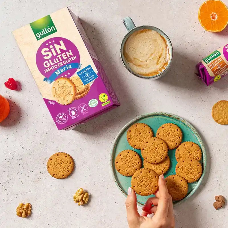 Galletas Gullon Sin Gluten Maria Sin Lactosa Sin huevo