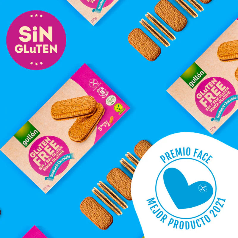 Galletas Gullon Sin Gluten Sandwich Chocolate Premio Mejor Producto Sin Gluten 2021
