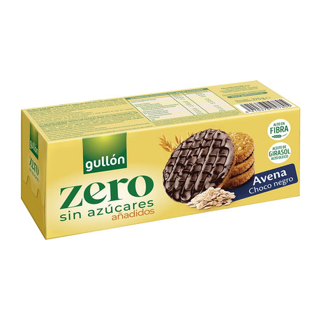 Galletas Gullon Zero Sin Azucares Avena Chocolate Negro
