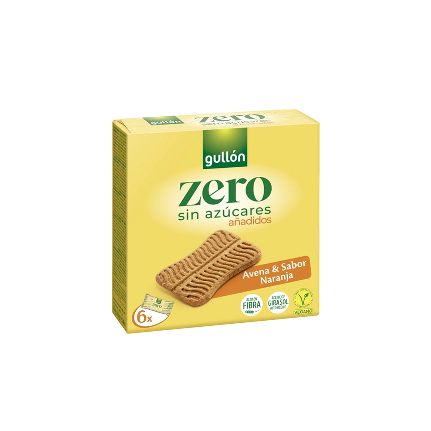 Barritas Snack Avena Naranja Zero Sin Azúcares Añadidos 144g