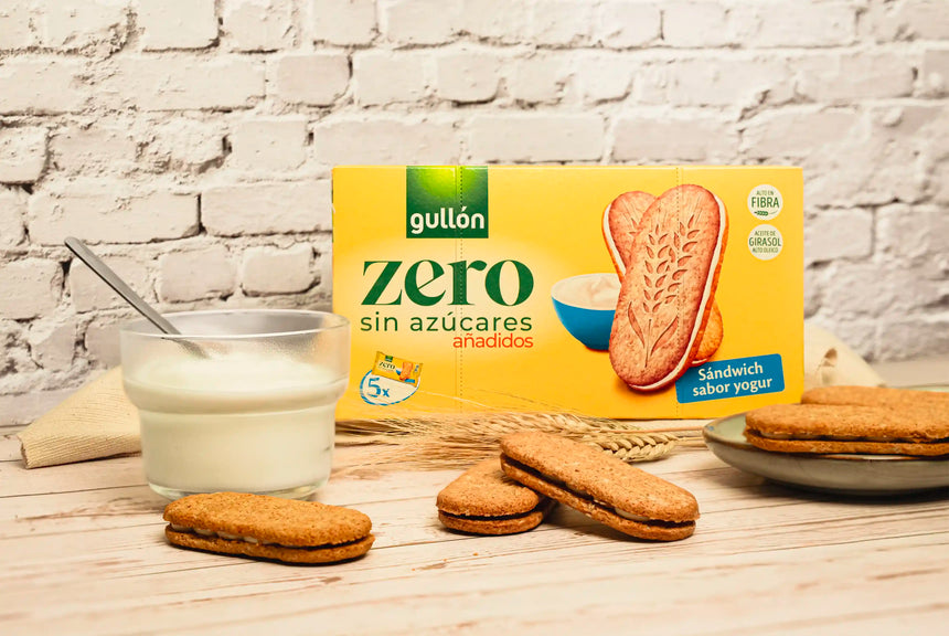 galletas gullon zero sin azucares sandwich yogur